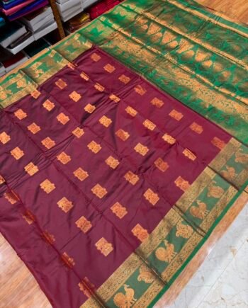 Semi Soft Silk Saree - Rettapetta Border - 7