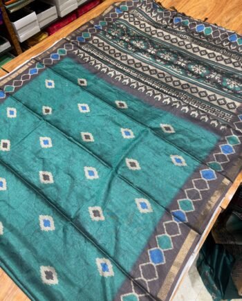 Pochampally Spun Cotton Saree - Offer Prices - 9