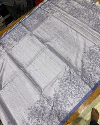 Allover Butta Printed Tussar Saree - Offer Price - 22