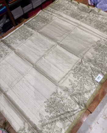 Allover Butta Printed Tussar Saree - Offer Price - 23