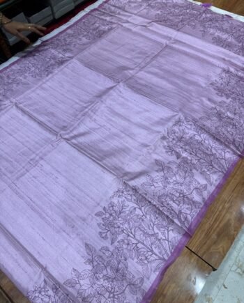 Allover Butta Printed Tussar Saree - Offer Price - 21