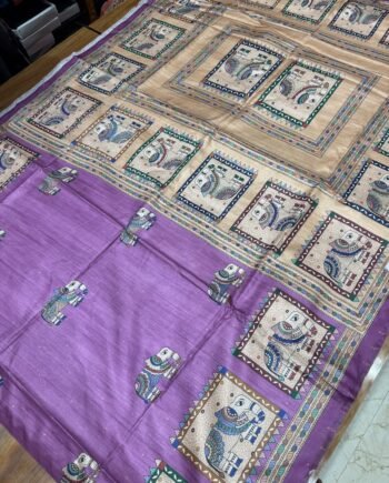Allover Butta Printed Tussar Saree - Offer Price - 11