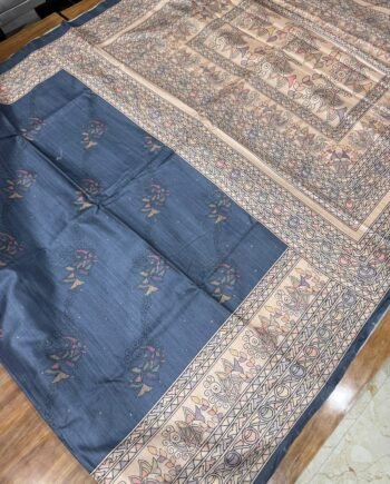 Allover Butta Printed Tussar Saree - Offer Price - 8