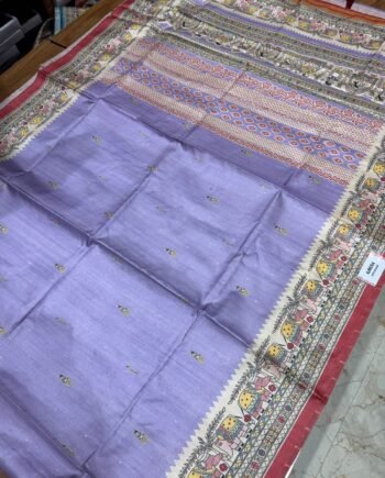Allover Butta Printed Tussar Saree - Offer Price - 6