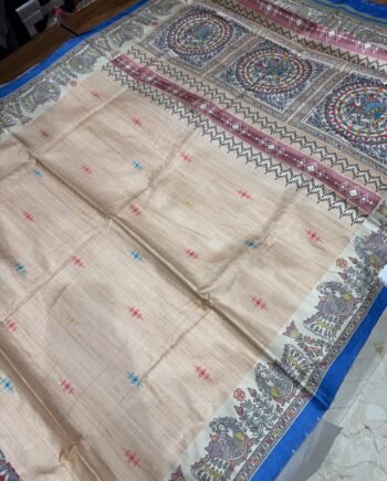 Allover Butta Printed Tussar Saree - Offer Price - 3