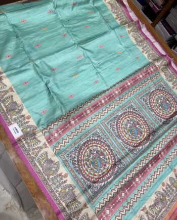 Allover Butta Printed Tussar Saree - Offer Price - 2