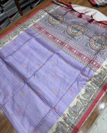 Allover Butta Printed Tussar Saree - Offer Price - 1
