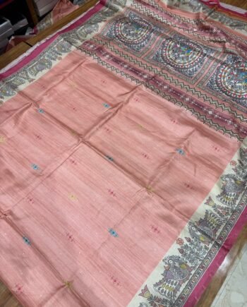 Allover Butta Printed Tussar Saree - Offer Price - 4