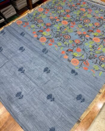 Kalamkari Linen Cotton Saree - Offer Price -  5