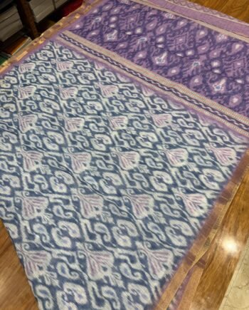 Pochampally Linen Cotton Saree - Offer Price - 4