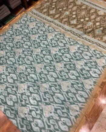 Pochampally Linen Cotton Saree - Offer Price - 3