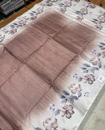 Allover Butta Printed Tussar Saree - Offer Price - 13