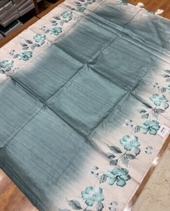 Allover Butta Printed Tussar Saree - Offer Price - 14