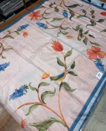 Allover Butta Printed Tussar Saree - Offer Price - 5