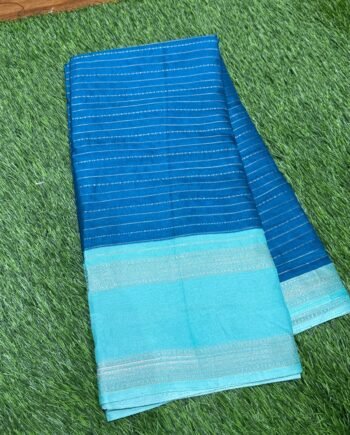Dola Semi Silk Saree with Rettapetta Border  - 14