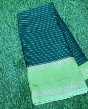 Dola Semi Silk Saree with Rettapetta Border  - 9