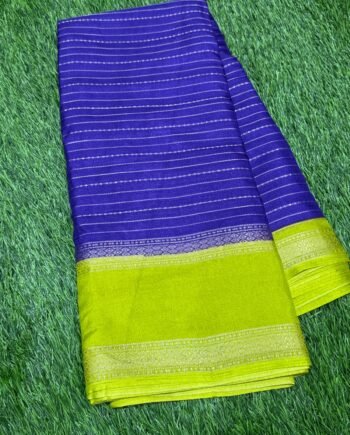 Dola Semi Silk Saree with Rettapetta Border  - 7