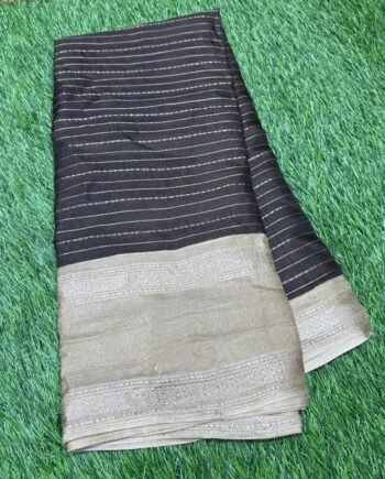 Dola Semi Silk Saree with Rettapetta Border  - 3