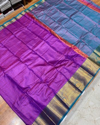Embose Semi Silk Saree - 4