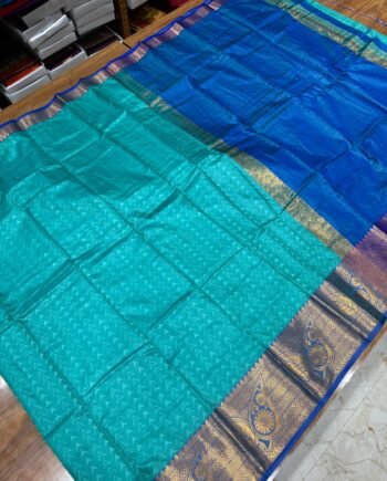 Embose Semi Silk Saree - 3