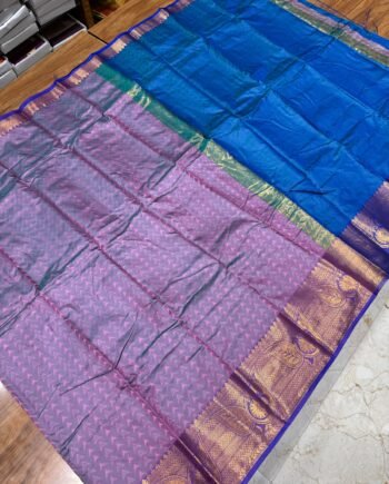 Embose Semi Silk Saree - 5