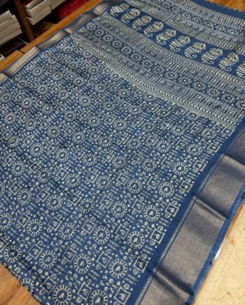 Warli Binny Semi Silk Saree - Sequence Work Allover - 6
