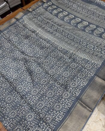 Warli Binny Semi Silk Saree - Sequence Work Allover - 4