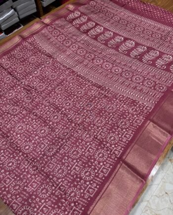 Warli Binny Semi Silk Saree - Sequence Work Allover - 1