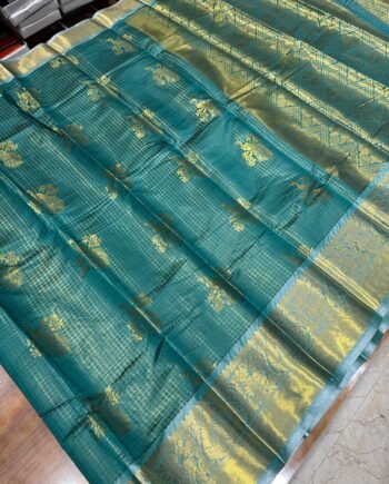 Zari Checks Semi Silk Saree - Special Offer - 5