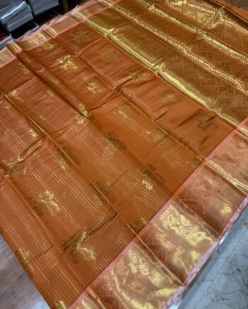 Zari Checks Semi Silk Saree - Special Offer - 1