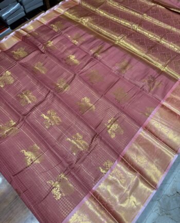 Zari Checks Semi Silk Saree - Special Offer - 3