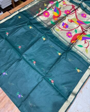 Paithani Muga Cotton Saree - 6