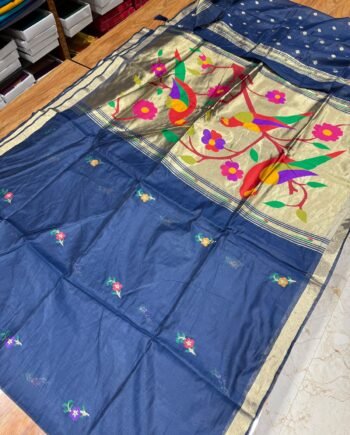 Paithani Muga Cotton Saree - 4