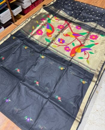 Paithani Muga Cotton Saree - 1
