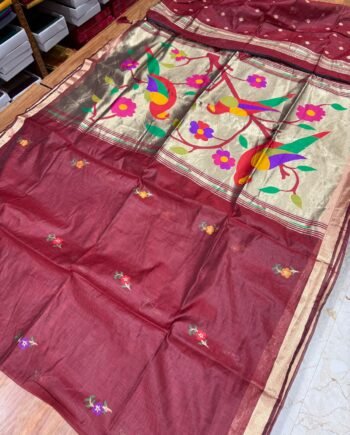 Paithani Muga Cotton Saree - 3