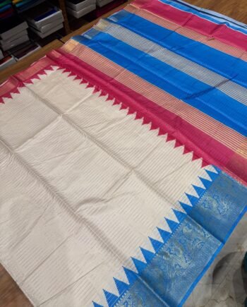 Ganga Jamuna Binny Semi Silk Saree - 6