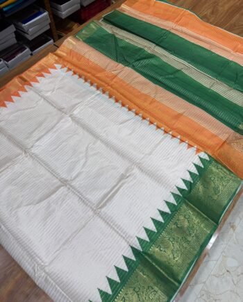 Ganga Jamuna Binny Semi Silk Saree - 8