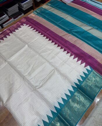 Ganga Jamuna Binny Semi Silk Saree - 5