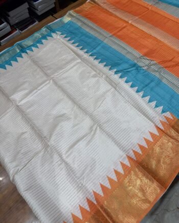 Ganga Jamuna Binny Semi Silk Saree - 1
