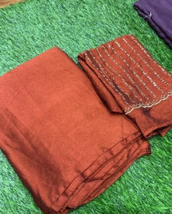 Rangoli Crush Saree with Sequence Blouse - 10