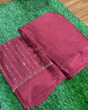 Rangoli Crush Saree with Sequence Blouse - 9