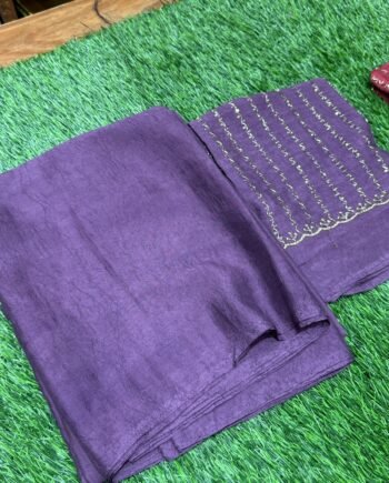 Rangoli Crush Saree with Sequence Blouse - 6