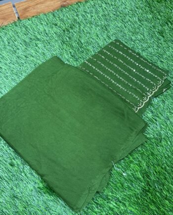 Rangoli Crush Saree with Sequence Blouse - 3