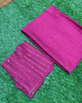 Rangoli Crush Saree with Sequence Blouse - 2