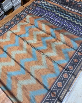 Pochampally Spun Cotton Saree - Offer Prices - 9
