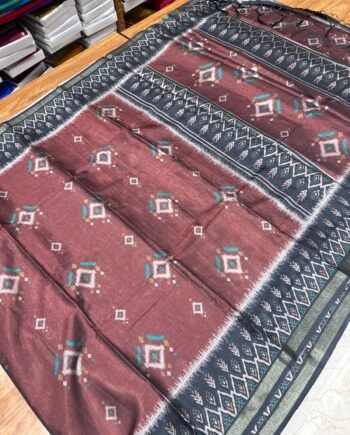 Pochampally Spun Cotton Saree - Offer Prices - 8