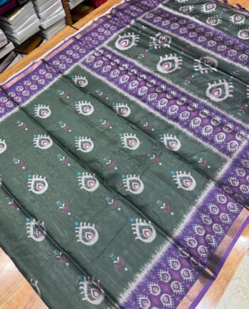 Pochampally Spun Cotton Saree - Offer Prices - 1