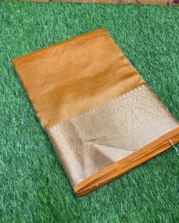 Clearance Sale in Banarasi Tissue Crush Saree - 8