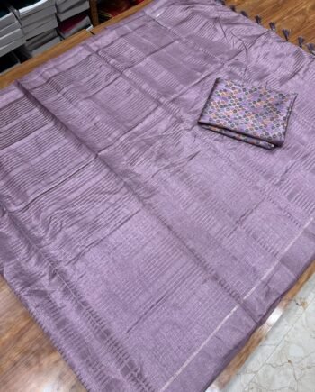 Fancy Silk Cotton Saree with Fancy Blouse - 3