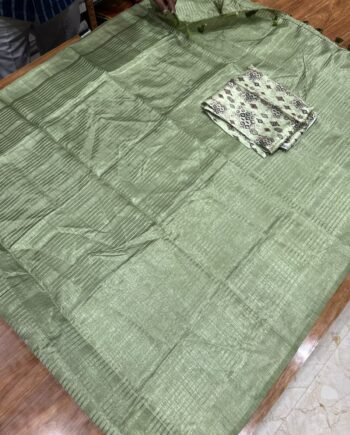 Fancy Silk Cotton Saree with Fancy Blouse - 5